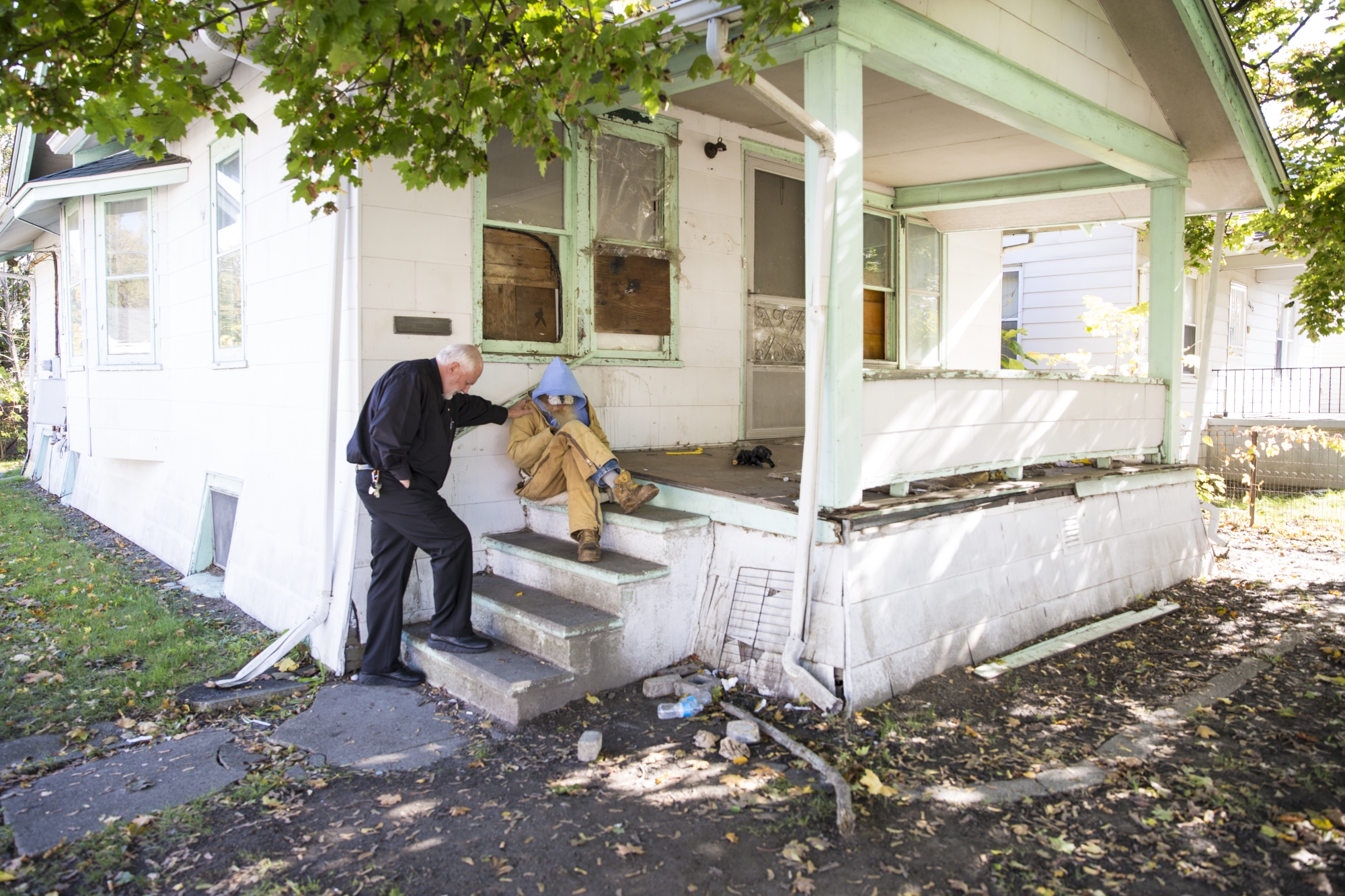 Walking the streets of one of America's poorest cities: What is a deacon from Chelsea doing in Flint?