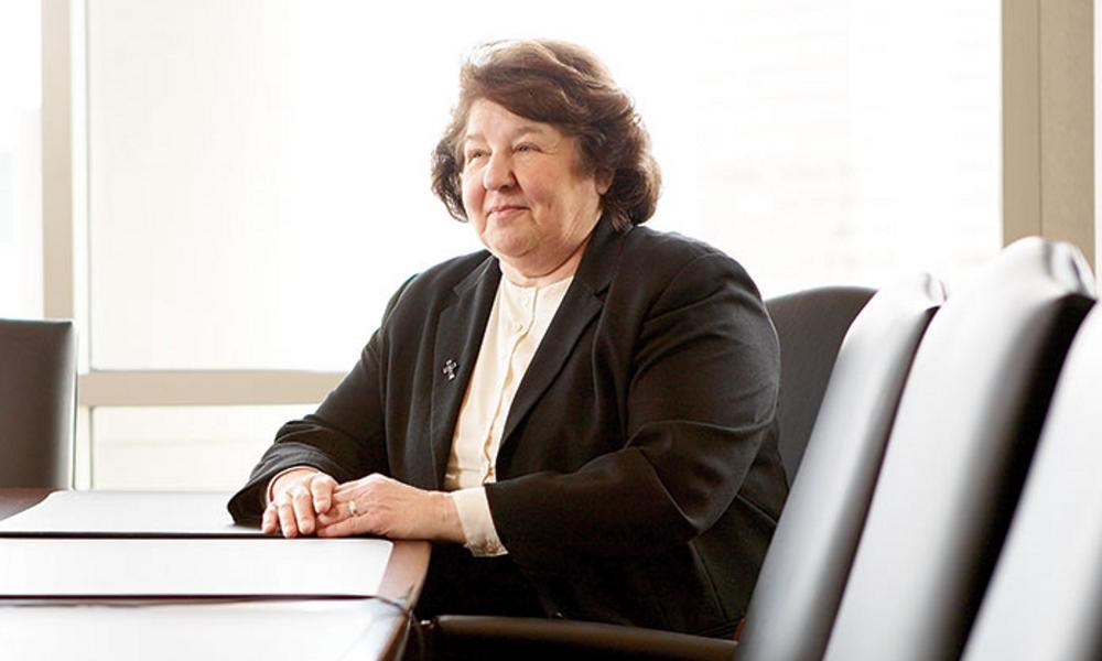 Sister Monica Kostielney, RSM - First female CEO of Michigan Catholic Conference (MCC) and first female
president of the National Association
of State Catholic Conference Directors