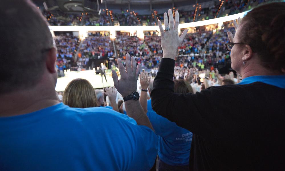 Catholics from all across the Diocese of Lansing gathered at the Breslin Center