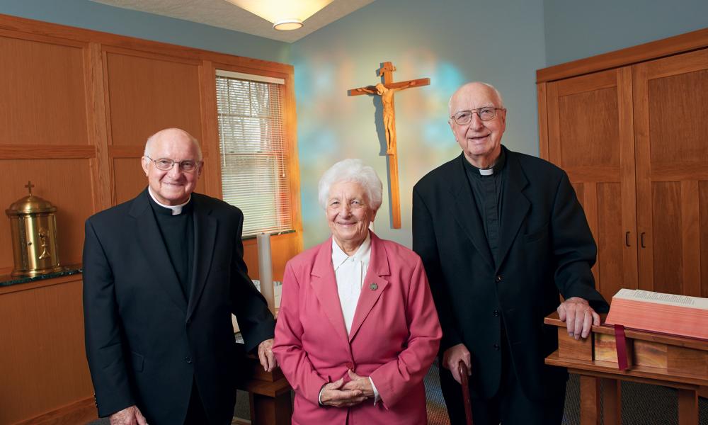 Two priests and a sister who live for God