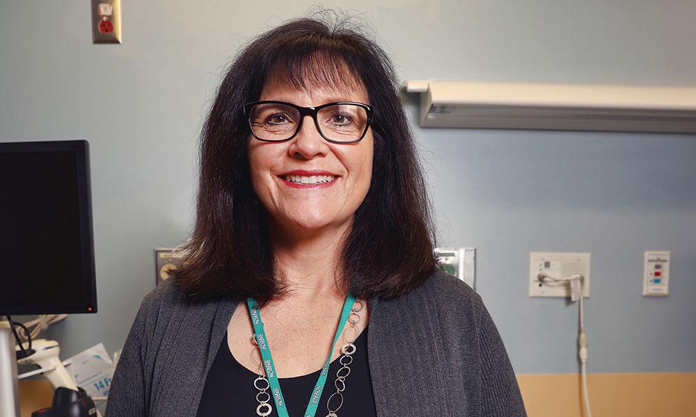 Sue brings the Eucharist to hospital patients