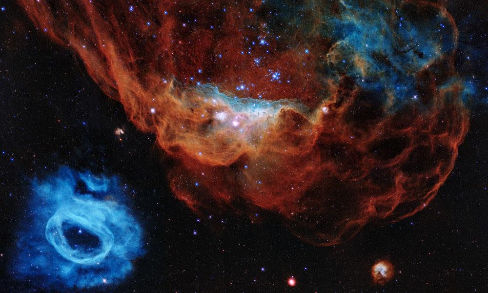 Hubble's Cosmic Reef