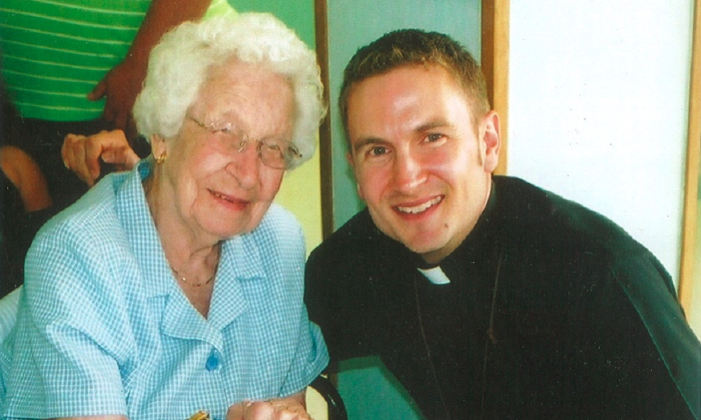 Bishop Hicks with Grandma