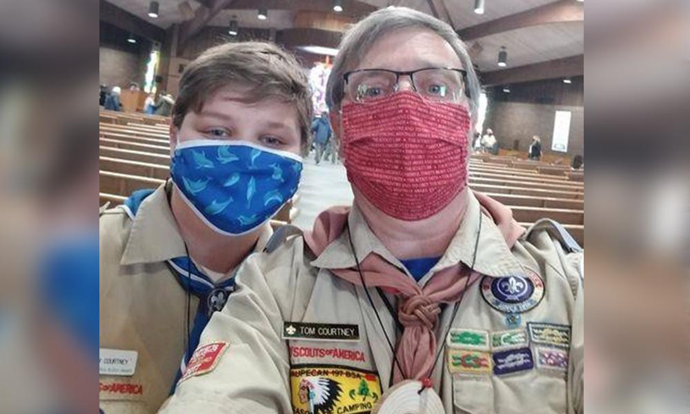 Diocesan Scouting Group Celebrates Day of Recollection 2