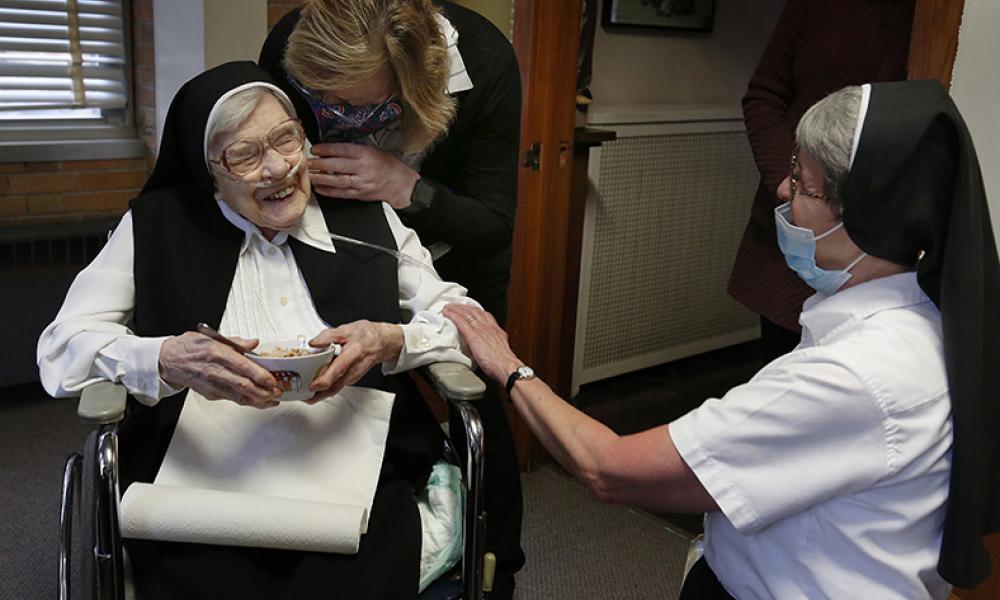 Sister Agnette Bengal celebrates 90 years as Sister of Christian Charity