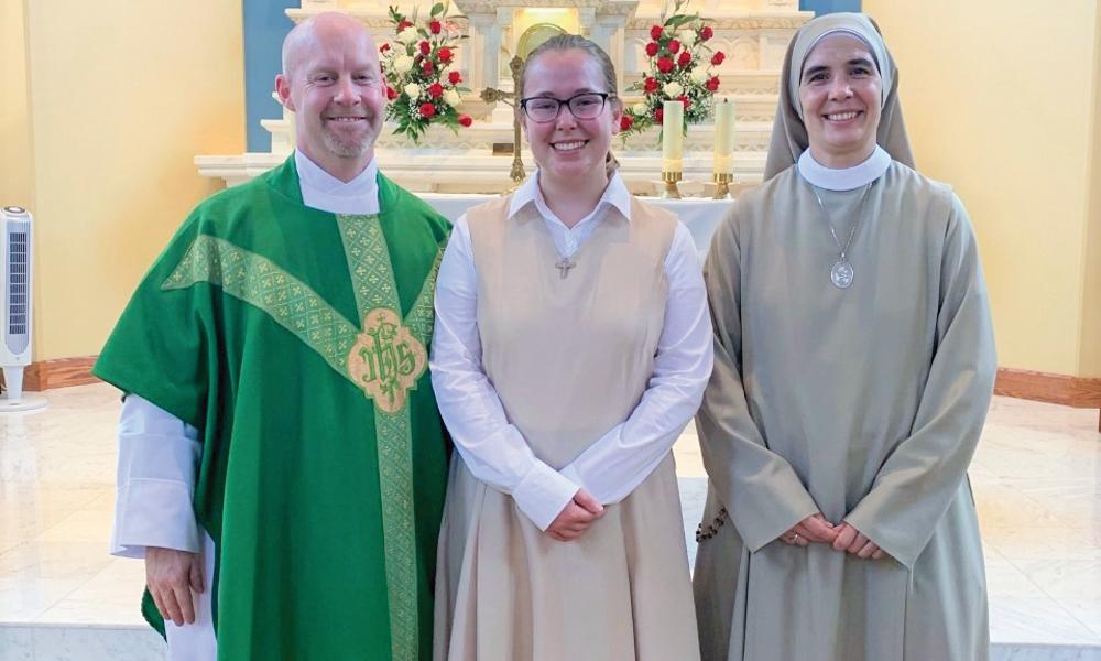 Young Woman From the Diocese Enters Religious Life
