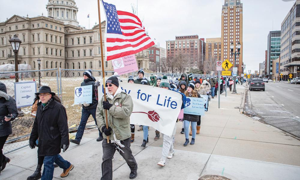 Diocese of Lansing Catholics March for Life in Lansing... 2