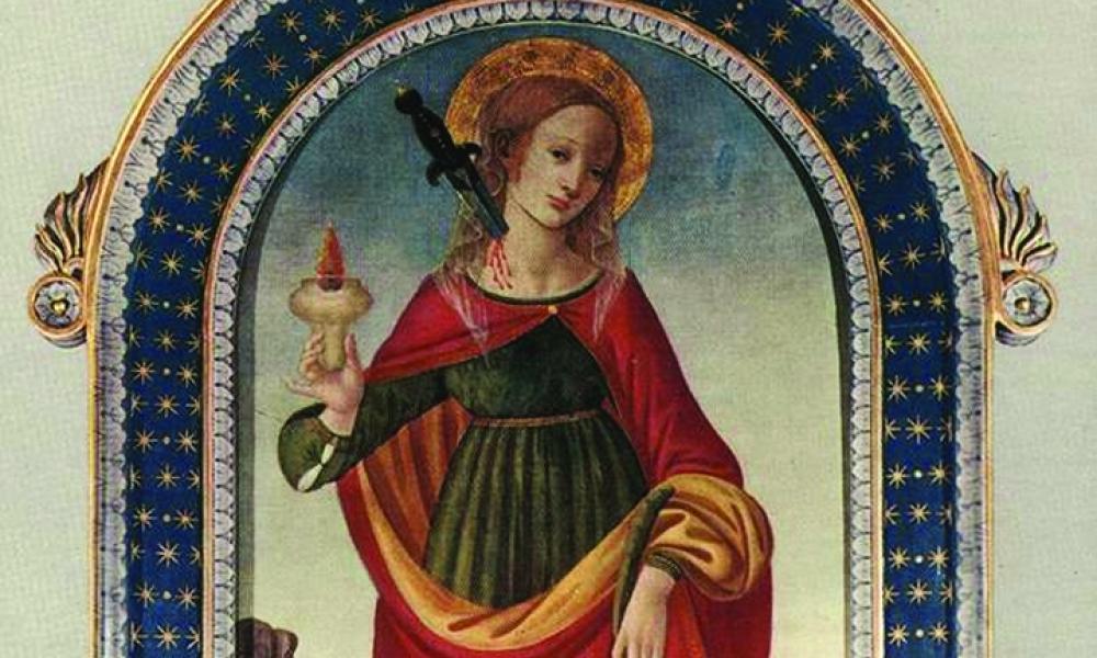 Giving light to the blind – St. Lucy
