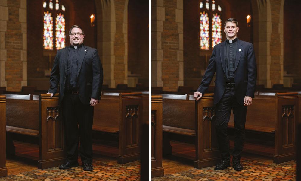 Deacon Shea Kettner and Deacon Corey Bilodeau