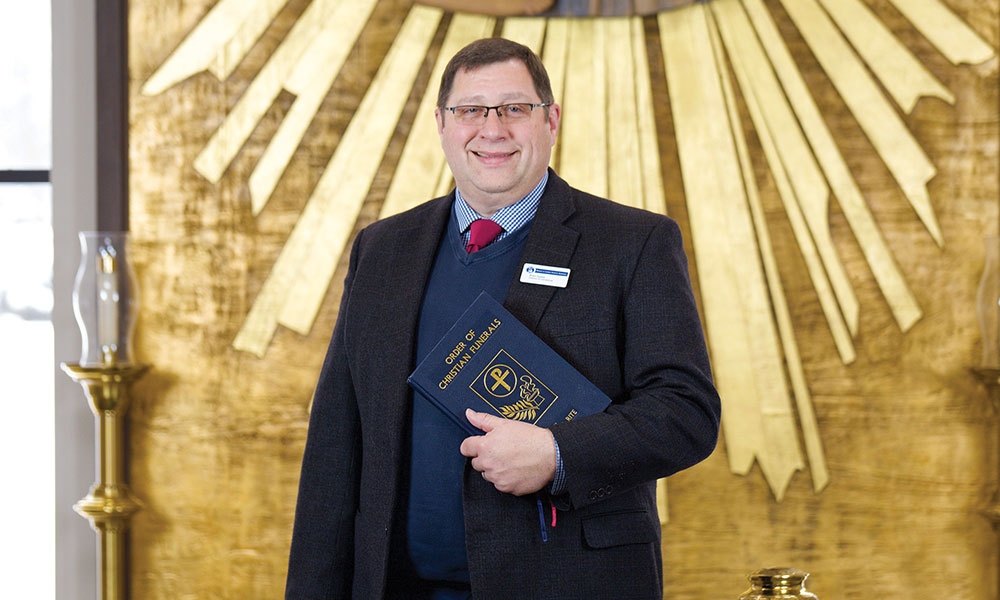 Brian Epkey, director of the Department of Catholic Cemeteries