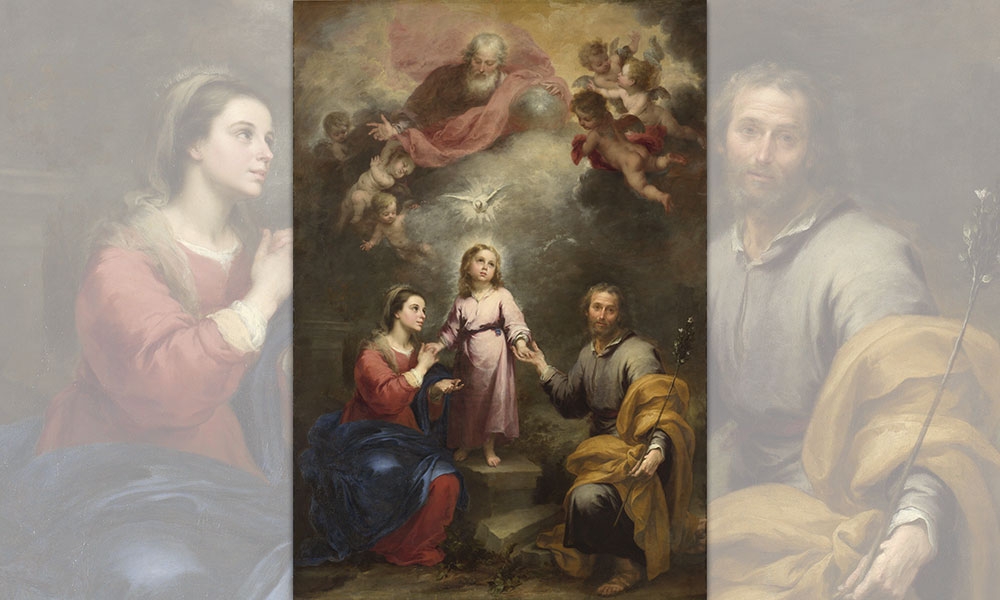 The Heavenly and Earthly Trinities by Bartolomé Esteban Murillo
