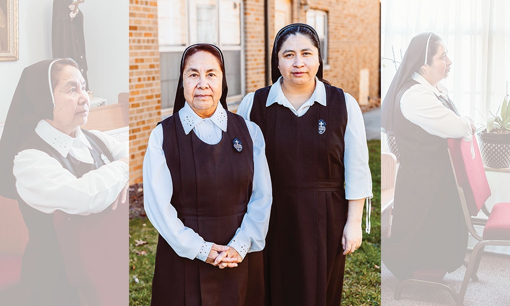 Sisters Maria Antonioa Cruz an Dulce Maria Martinez