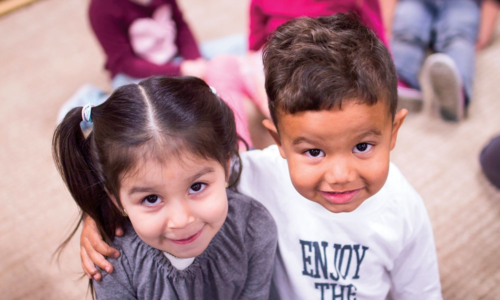 Children smiling