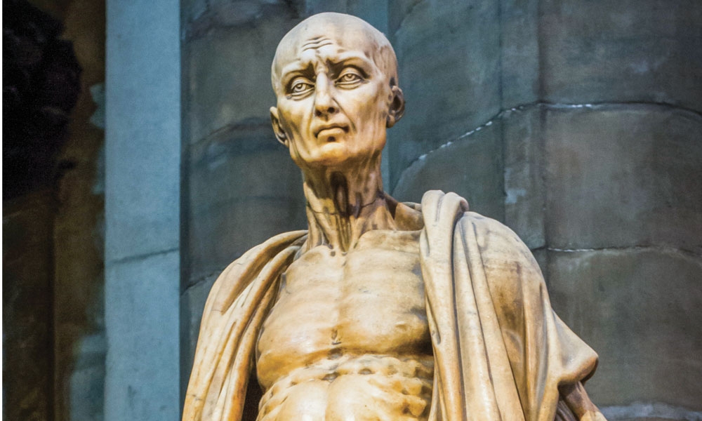 Saint Bartholomew Flayed. Statue by Marco D’Agrate