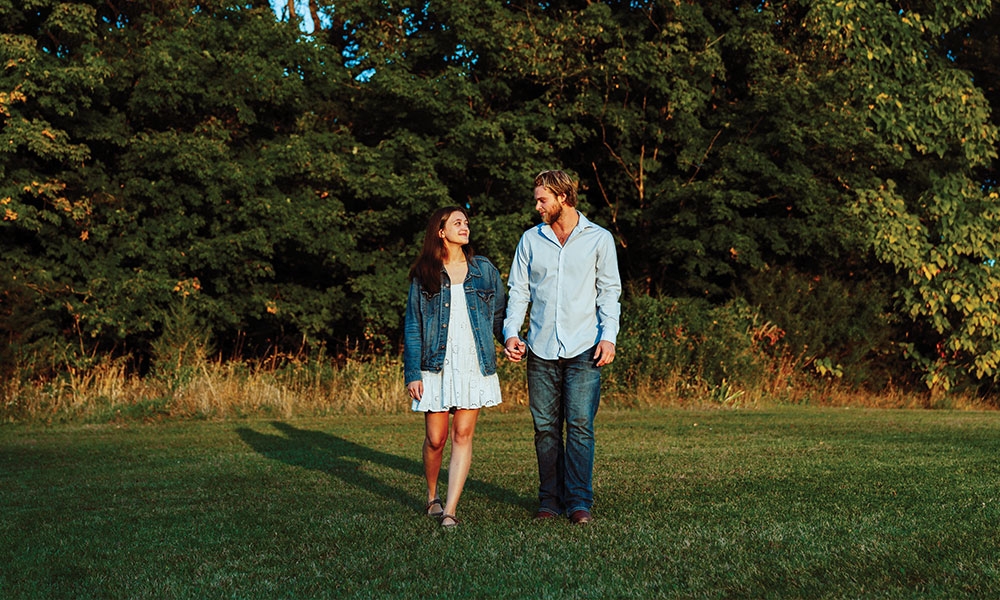 John Arthur and Katherine Dzialowski, program alumni