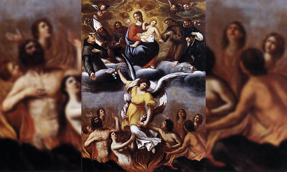 Ludovico Carracci, “An Angel Frees the Souls of Purgatory"