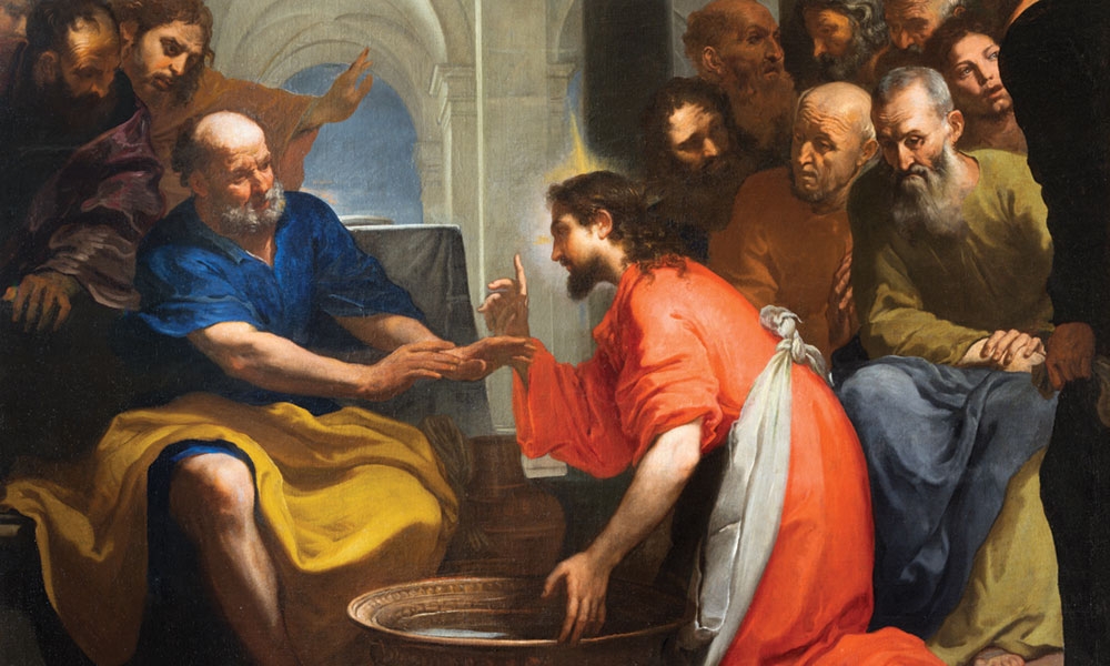 Jesus washing the Apostles' feet