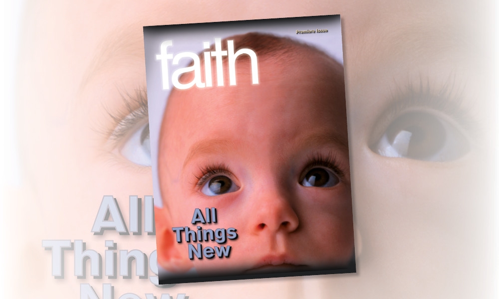 Image of FAITH magazine's first edition