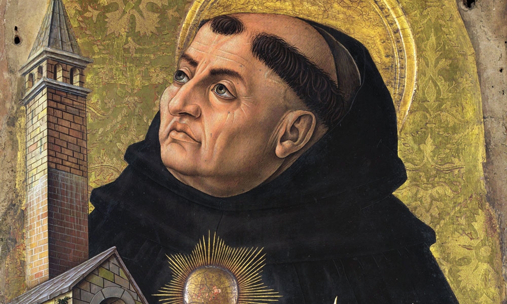 Saint Thomas Aquinas by Carlo Crivelli