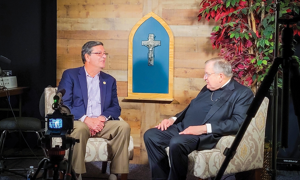 Jere Palazzolo with Cardinal Burke
