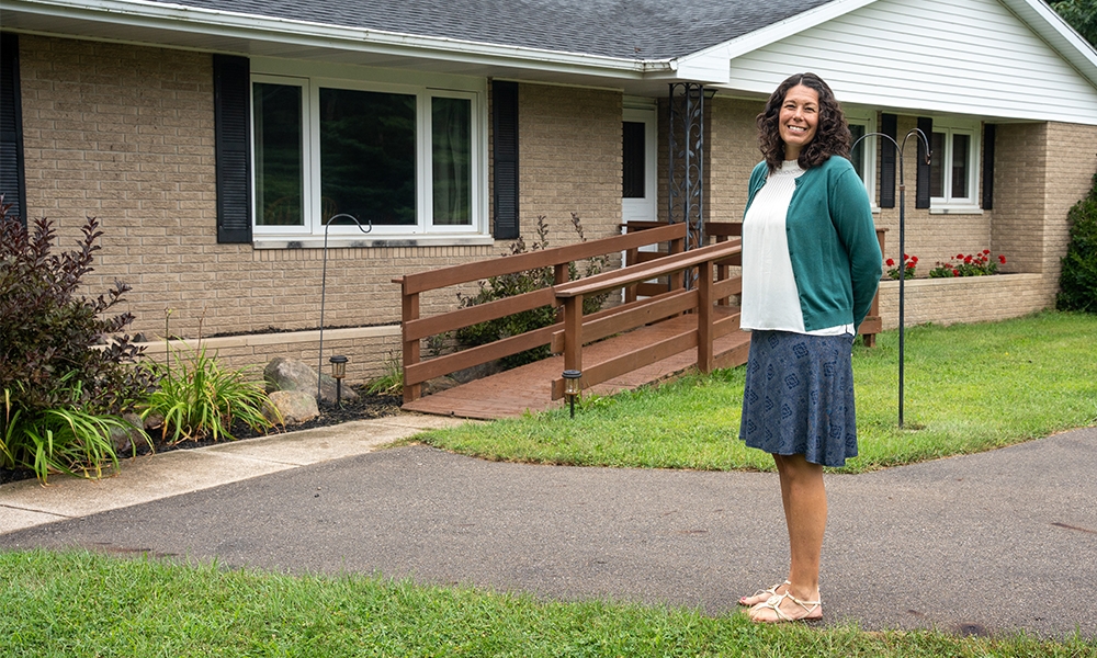 Bianca Murray at the Mother Teresa House