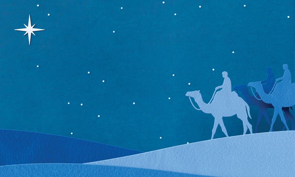 Illustration of the three wise men