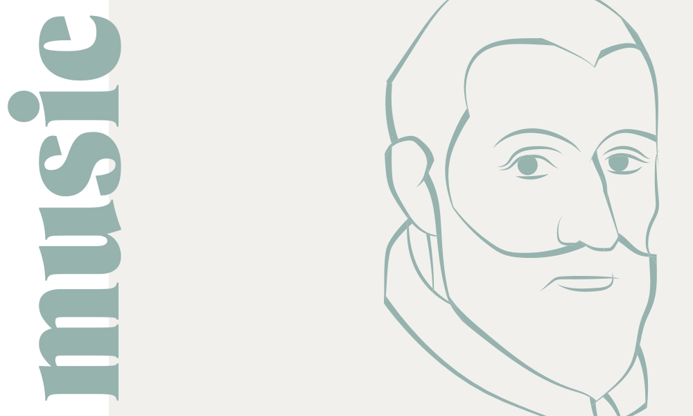 Illustration of Tomás Luis de Victoria