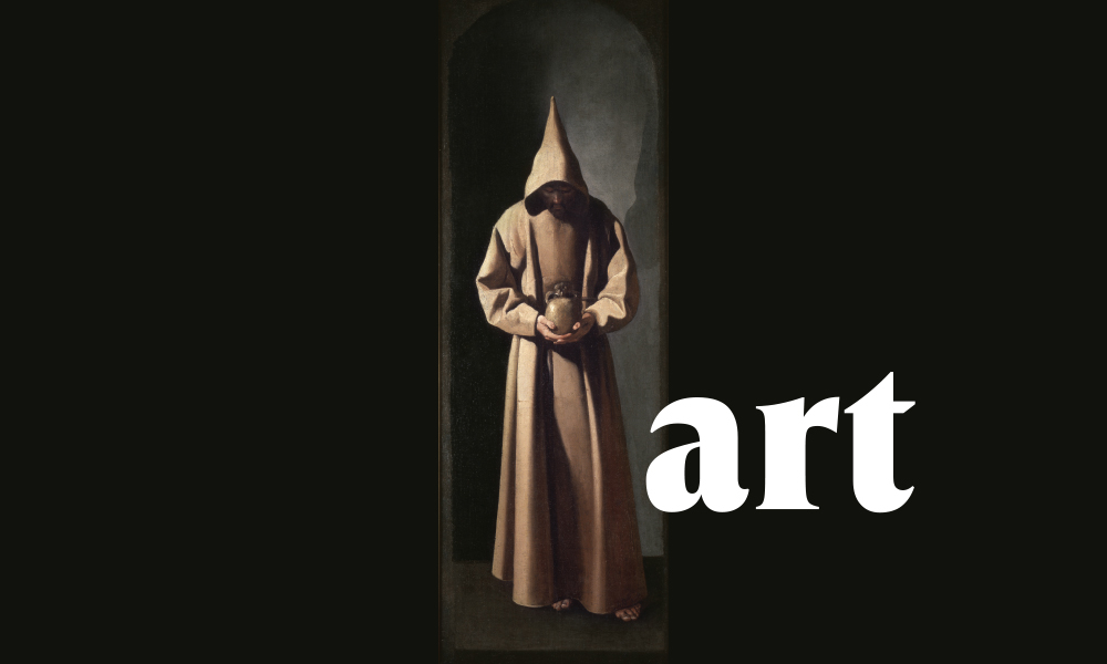 Saint Francis Contemplating a Skull by Francisco de Zurbarán