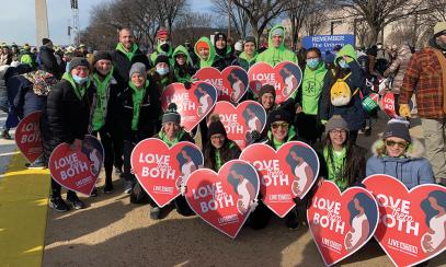 Diocese of Lansing Catholics March for Life in Lansing...