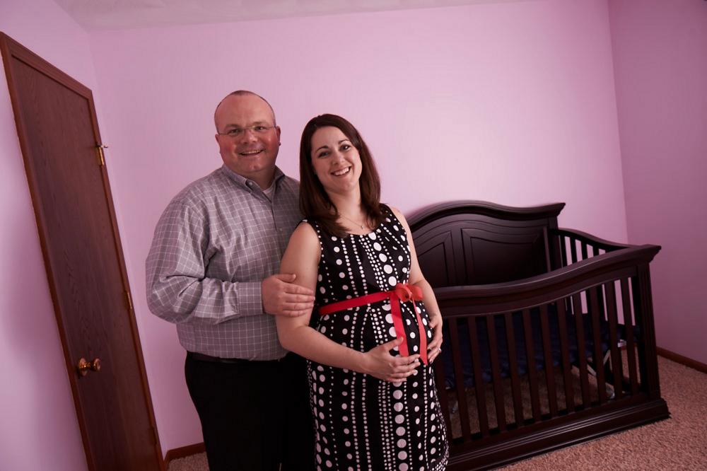 Kim and Dave are expecting a girl! Thanks to Creighton NFP