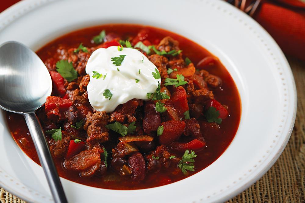 Slow-cooker chili to break a fast