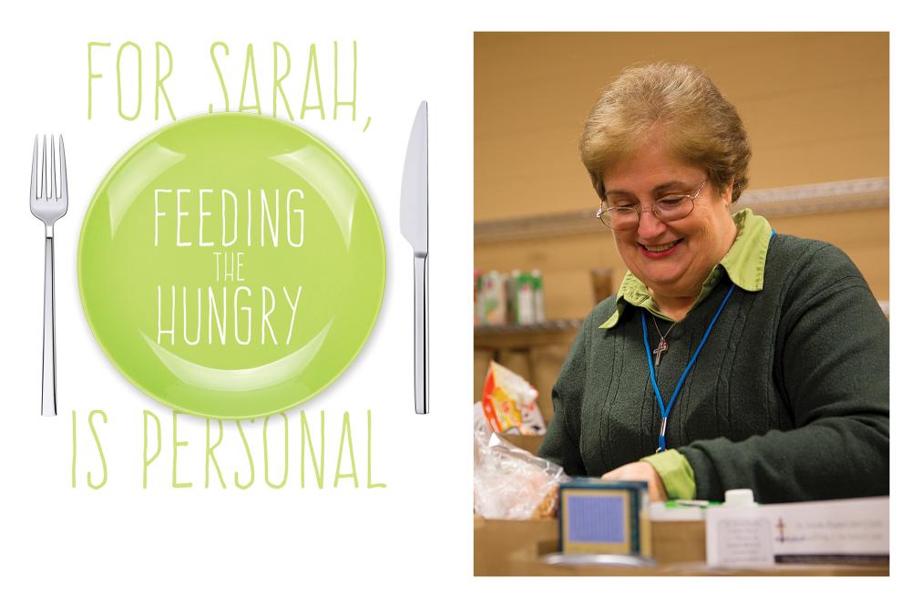 For Sarah feeding the hungry is personal