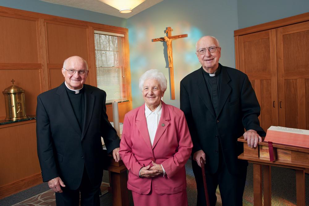 Two priests and a sister who live for God