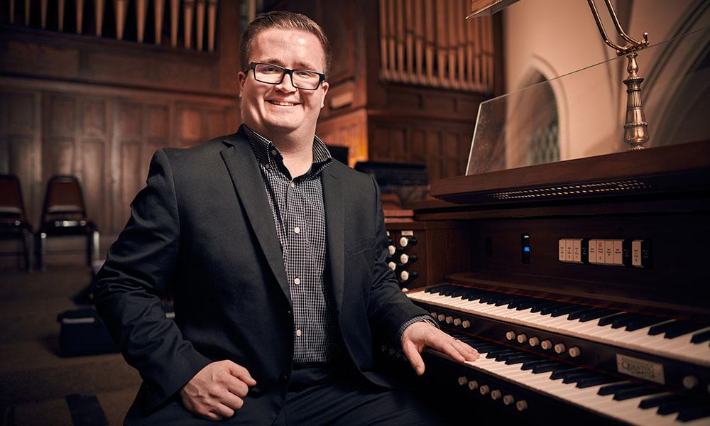 As a church musician, Dominic is constantly ‘inviting others into prayer’