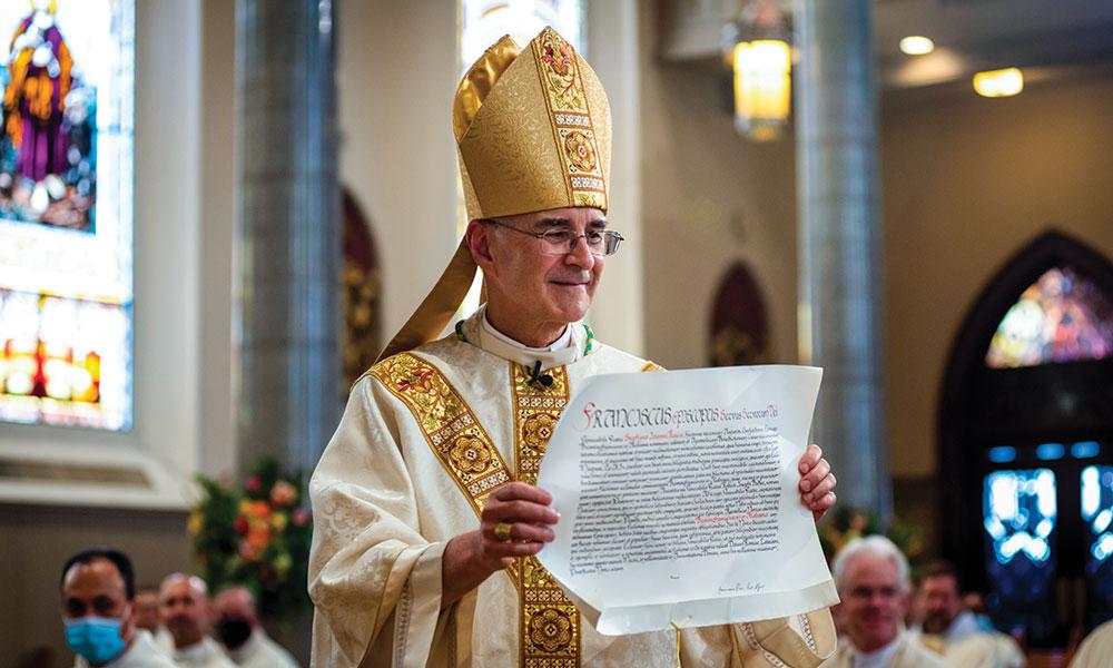 Former Diocese of Lansing chancellor becomes installed as fifth Bishop of Birmingham