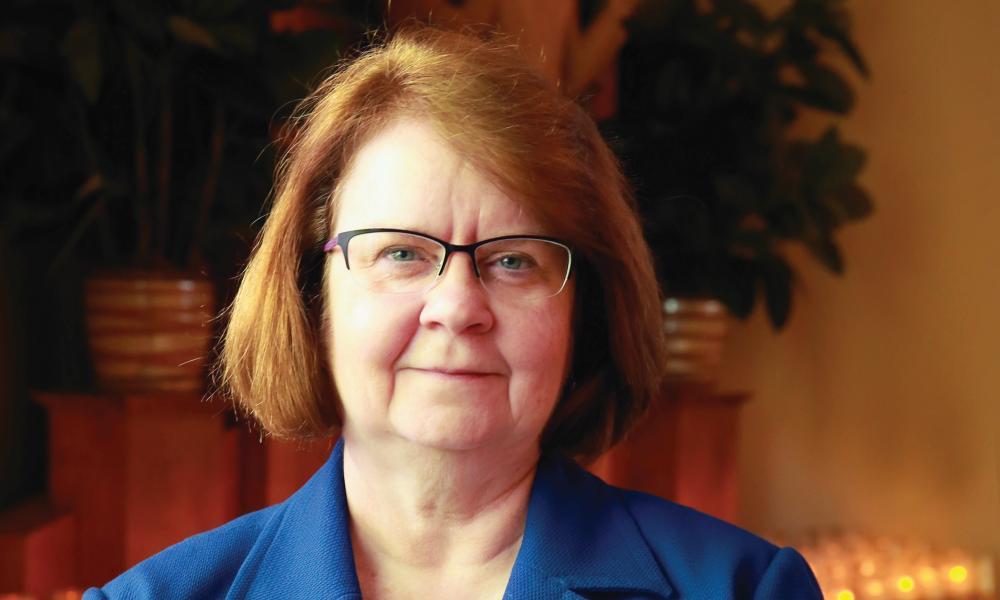 Donna's financial expertise helps keep diocese and parishes strong