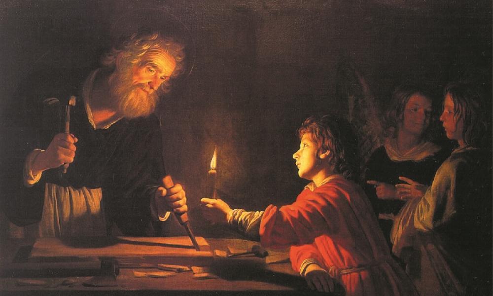 Why is St. Joseph the patron of a happy death?