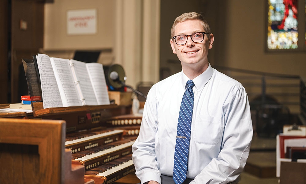 Michael Garnett, director of sacred music at Saint Mary's Cathedral