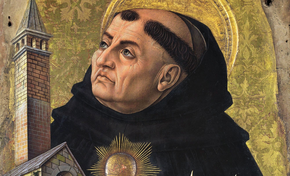 Saint Thomas Aquinas by Carlo Crivelli