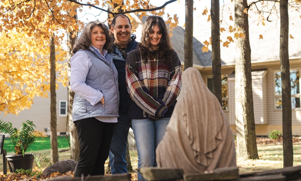 Susan, Rick, and Mary Bartold