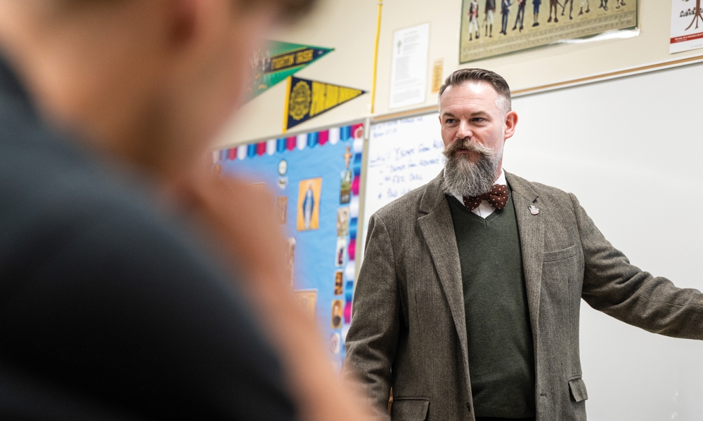 Diocese of Lansing teacher Brian Garred