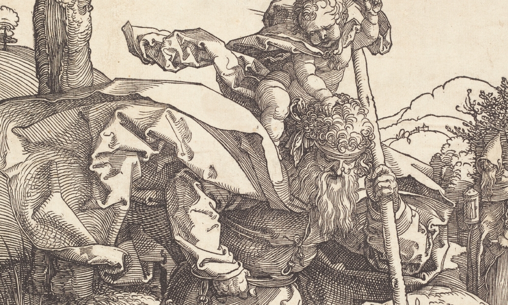 St. Christopher, woodcut by Albrecht Dürer